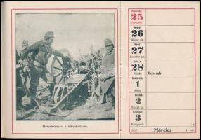 1917 A M. kir. Honv. Minisztérium hadsegélyező Hivatala által kiadott dombornyomott egészvászon köté...