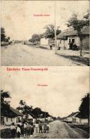 1907 Vezseny, Tiszavezseny; Kossuth és Fő utca, üzlet (Rb)