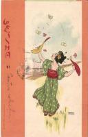 Geisha I litho s: Raphael Kirchner