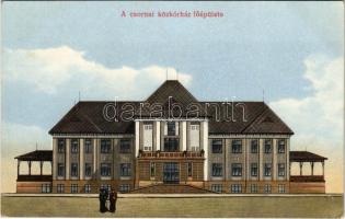 1914 Csorna, Közkórház főépülete, kórház