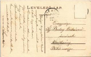 1913 Csorna, Ráth lak, kúria. Berger testvérek kiadása (felszíni sérülés / surface damage)