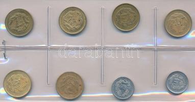 Románia 1952-1957. 5b Ni-sárgaréz (6xklf) + 1963-1966. 5b acél (2xklf) T:XF,VF
Romania 1952-1957. 5...