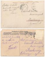 Abbazia, Opatija; Hotel Kronprinzessin Stephanie, Café Quarnero - 2 pre-1910 postcards / szálloda és...