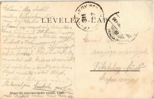 1911 Lőcse, Levoca; Ketterhäuschen / Szégyenketrec. Singer-féle kiadása / cage of shame of Julianna ...