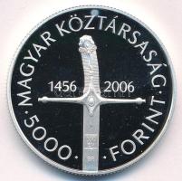 2006. 5000Ft Ag "Nándorfehérvári diadal" kapszulában T:PP apró folt 
Adamo EM204