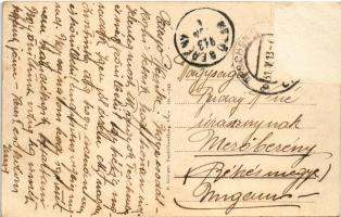 1913 Cieszyn, Teschen; Bahnhofstrasse, Hotel Central Bahnhof E. Potyka, Schanklocal, Restaurant / Ra...