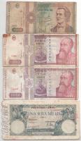 Románia 1945-1994. 200L-100.000L (10db) T:F,VG
Romania 1945-1994. 200 Lei - 100.000 Lei (10pcs) C:F...