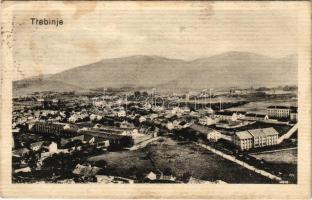 1913 Trebinje + "K. UND K. MILIT. POST TREBINJE" (Rb)