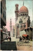 1909 Cairo, Le Caire; Rue au quartier Arab / Arabian district, street (Rb)