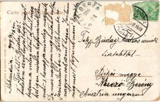 1909 Cairo, Le Caire; Rue au quartier Arab / Arabian district, street (Rb)