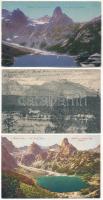 Tátra, Magas-Tátra, Vysoké Tatry; - 5 db régi képeslap vegyes minőségben / 5 pre-1915 postcards in mixed quality