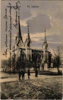 1911 Máramarossziget, Sighetu Marmatiei; Református templom. Wizner és Dávid kiadása / Calvinist church (Rb)