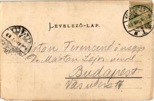 1905 Kolozsvár, Cluj; Római katolikus Státus paloták, Generali biztosító társaság, üzletek. Schuster...