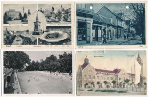 32 db RÉGI magyar város képeslap vegyes minőségben / 32 pre-1945 Hungarian town-view postcards in mixed quality