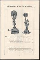cca 1910 Bp. V. és VI., Deckert és Homolka Elektrotechnikai Gyár illusztrált katalógus, 30p