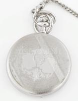 Davosa svájci mechanikus zsebóra, működő, szép állapotban, fém tokkal, fém lánccal d: 45 mm