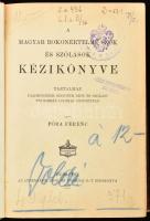 Póra Ferenc: A magyar rokonértelmü szók és szólások kézikönyve. Tartalmaz harmincezer szinoním szót és szólást nyolcszáz logikai csoportban. Bp., 1907, Athenaeum, VI+(2)+523 p. Első kiadás. Kiadói aranyozott egészvászon-kötés, kopottas borítóval, kissé fakó gerinccel, a címlapon bejegyzésekkel, régi intézményi bélyegzővel.