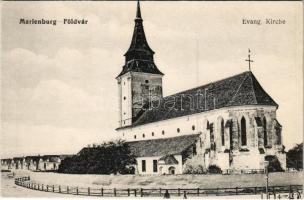 Barcaföldvár, Földvár, Marienburg, Feldioara; Evang. Kirche / Evangélikus templom. Adler & Sohn Brassó 2083. / Lutheran church