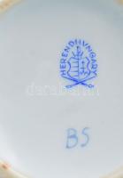 Herendi virág mintás porcelán váza. Kézzel festett, jelzett hibátlan m:15 cm