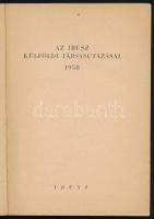 1958 Az IBUSZ külföldi társasutazásai (Szovjetunió, Csehszlovákia, Románia, Bulgária). Bp., Közleked...