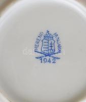 Herendi, petrezselyem mintás porcelán tálka. Kézzel festett, jelzett minimális kopással d: 8 cm