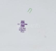 Zsolnay Pompadour szendvicses készlet, jelzett, hibátlan