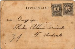 1899 (Vorläufer) Jászberény, zárda. Brünauer kiadása (EB)