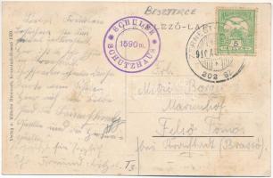 1910 Brassó, Kronstadt, Brasov; Schuler Schotterquelle, Schulerau Quelle / Keresztényhavasi források...