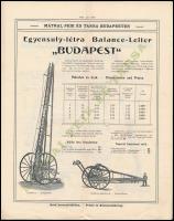 1904 Mátrai, Feik és Társa Szabadalmaztatott Fa-szíjkorong- és Létragyár katalógusa, borítón szakadá...