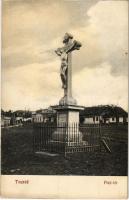 Tasnád, Piac tér és feszület / square and crucifix