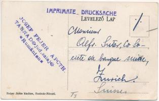 1926 Szatmárnémeti, Satu Mare; Színház. Wiener Werkstätte stílusú művészlap. Reizer János kiadása / ...