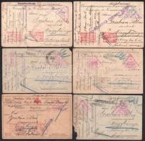 cca 1916-1918 Vegyes tábori postai levelezőlap tétel