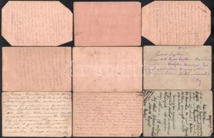 cca 1916-1918 Vegyes tábori postai levelezőlap tétel