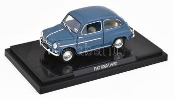 Fiat 600D (1960) fém autó makett, nyitható 13 cm