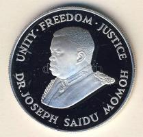 Sierra Leone 1987. 10L Ag "WWF-Törpevíziló" T:PP Csak 25.000db! Tanúsítvánnyal!