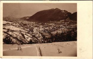 1932 Brassó, Kronstadt, Brasov; téli táj / winter. photo (EK)