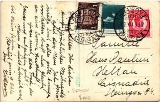 1932 Brassó, Kronstadt, Brasov; téli táj / winter. photo (EK)