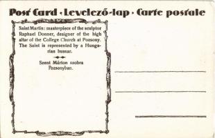 Szent Márton szobra Pozsonyban. La culture magyare sous le joug étranger. Francia nyelvű irredenta m...