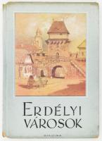 Makkai László: Erdélyi városok. Officina Képeskönyvek. Bp.,1940, Officina. Kiadói kartonált papírkötés, kis sérülés a gerincen