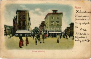 Fiume, Rijeka; Piazza Andrássy / square (EK)