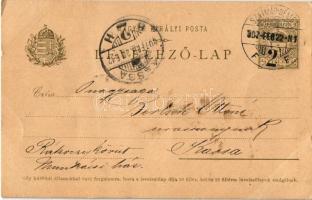 1907 Az én böjtöm. Kézzel rajzolt humoros művészlap / hand-drawn humor art postcard (fa)