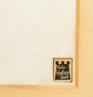 József Attila (1905-1937) költő nagy méretű fotója a paszpartun tintás aláírásával. Várkonyi fotó, m...