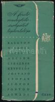 1957 Az IBUSZ fizetővendéglátó-szolgálatának tájékoztatója. (Balaton és környéke, Aggtelek, Mátrafüred, Szilvásvárad, stb.) Bp., IBUSZ sajtó- és propaganda osztálya, 120 p. Fekete-fehér fotókkal illusztrálva. Kiadói tűzött papírkötés, kissé sérült borítóval.