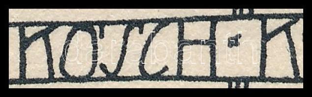 cca 1908 Kós Károly (1883-1977): Zebegény. Fametszet, papír, jelzett a dúcon, kartonra kasírozva, 21...