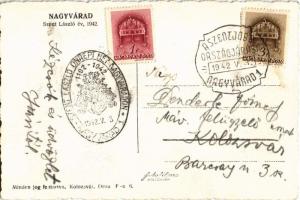 1942 Nagyvárad, Oradea; Szent László év. Montázs / 
Ladislaus I of Hungary, montage + "1942 A ...
