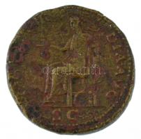 Római Birodalom / Róma / Sabina 129. Sestertius bronz (25,13g) T:VF,F Roman Empire / Rome / Sabina 129. Sestertius bronze "[SA]BINA AVGVSTVA HADRIANI AVG PP / [CONCOR]-DIA - S C" (25,13g) C:VF,F RIC II 1025