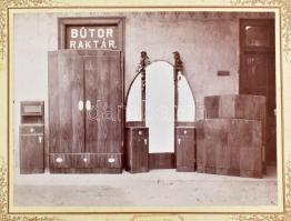 cca 1910 Krisztics Ede mű- és bútor-asztalos Modern lakberendezési vállalata (Újpest, Mária-u. 14.) ...