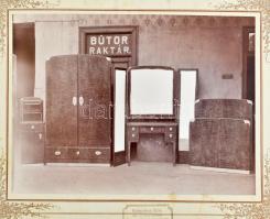 cca 1910 Krisztics Ede mű- és bútor-asztalos Modern lakberendezési vállalata (Újpest, Mária-u. 14.) ...