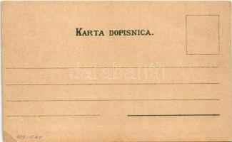 Zagreb, Zágráb, Agram; Zrinjski trg, Akademicki trg, Hrvatsko Narod. Zem Kazaliste, Spomenik Jeljaci...