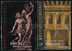 Művészettörténet sorozat 5 kötete (25,28, 32,37-38, 39): 
Csemegi József: A gótika művészete III. I...